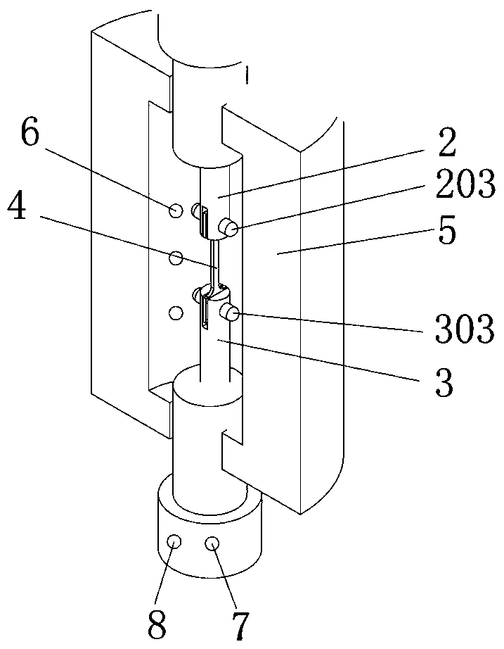 Testing device and testing method of high-temperature mechanical properties of sheet glass