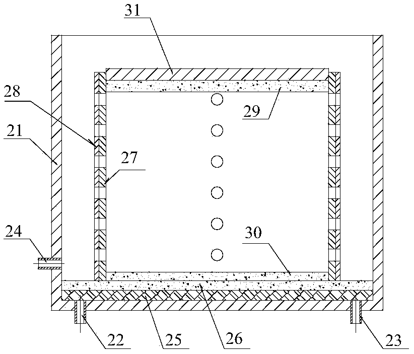 A simple rock weathering and creep deformation integrated test device and test method