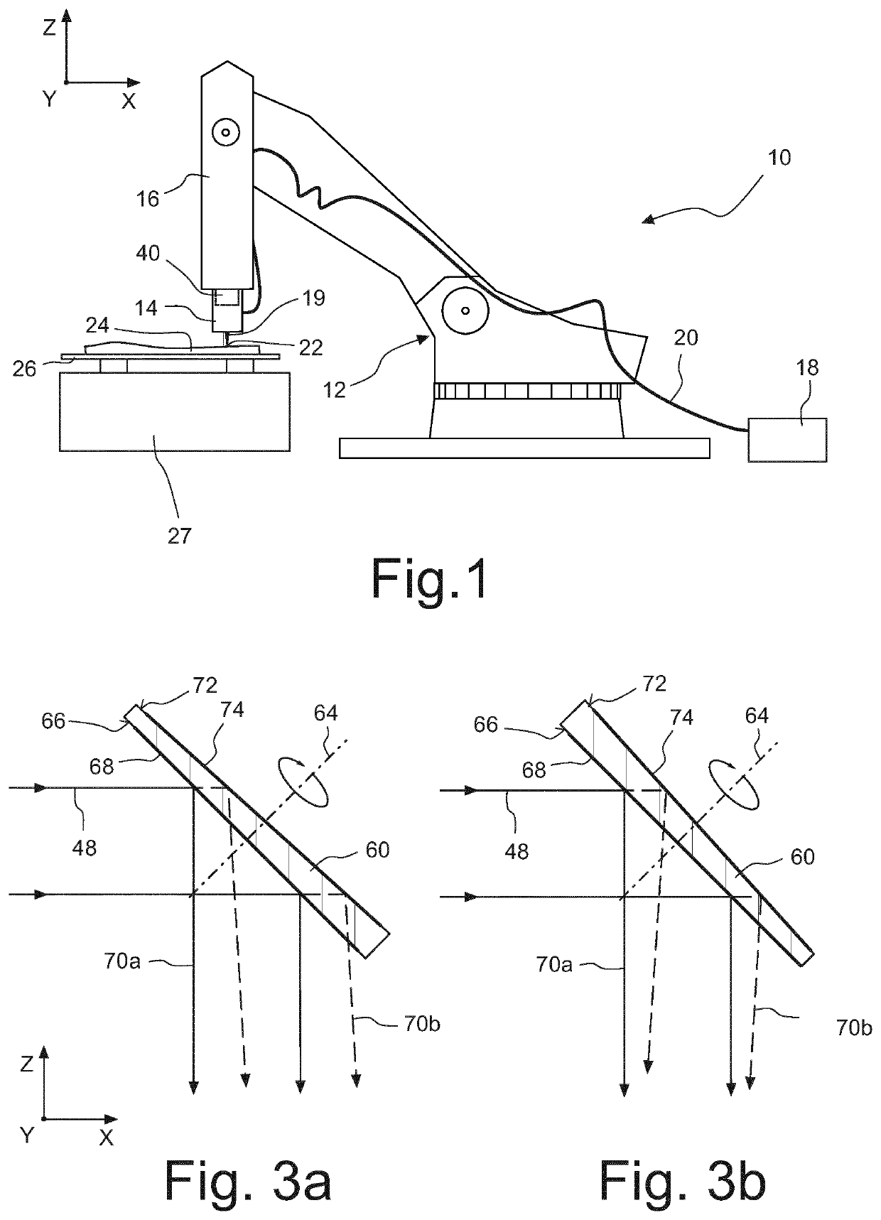 Method and device for measuring the depth of the vapor capillary during a machining process with a high-energy beam