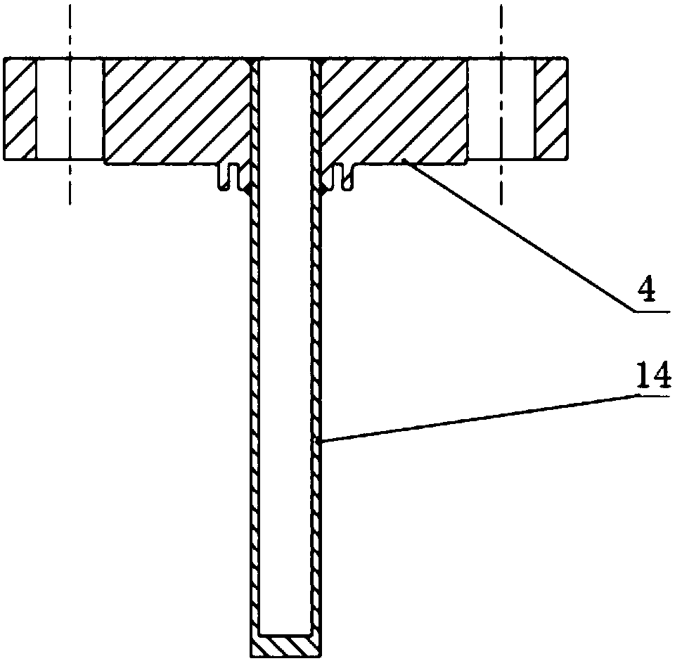 Special filtering device for nuclear sampling system