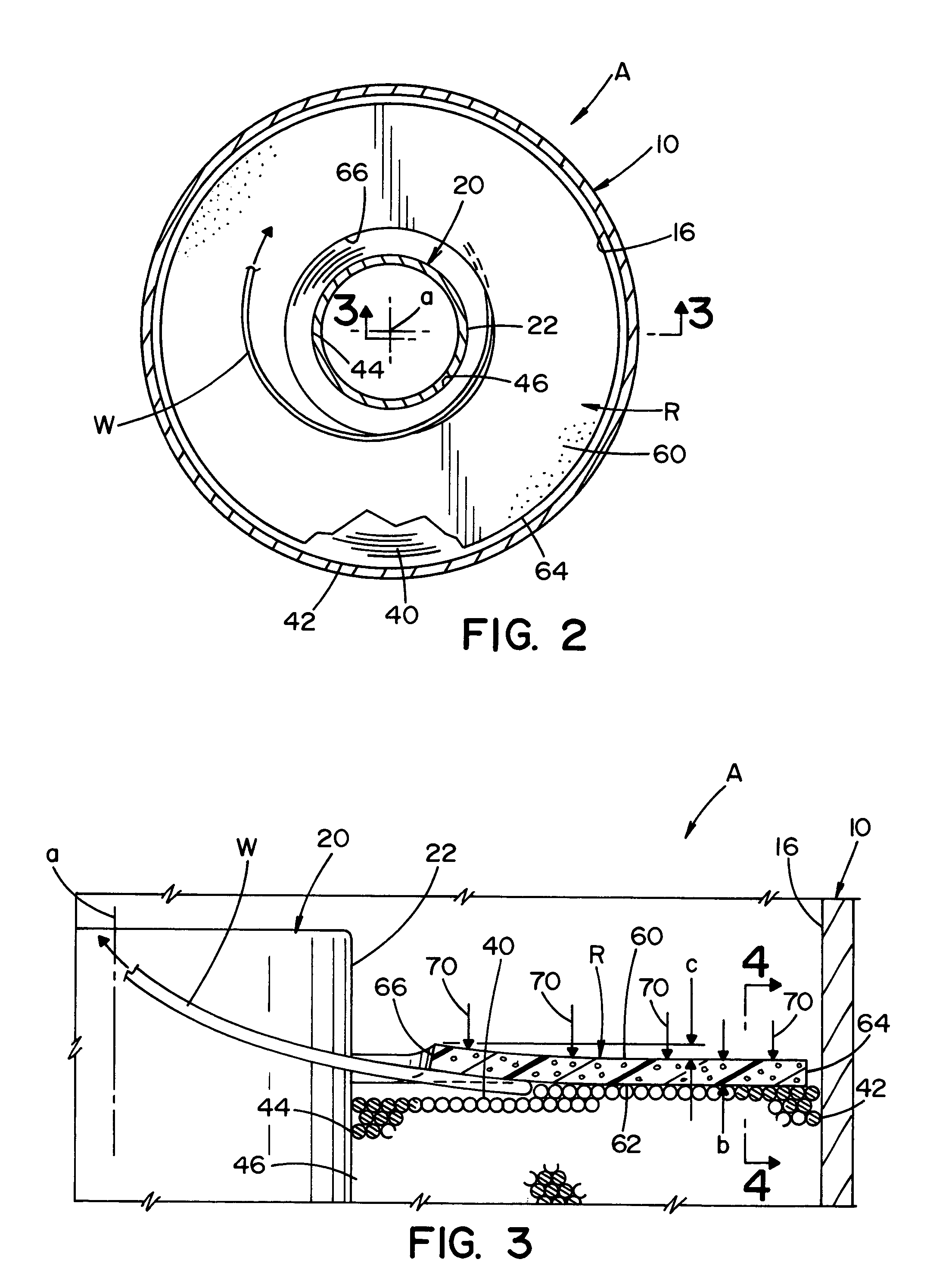 Retainer ring for wire package