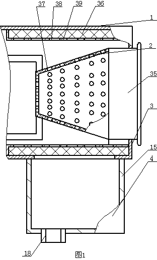 Demisting device of dedusting fan