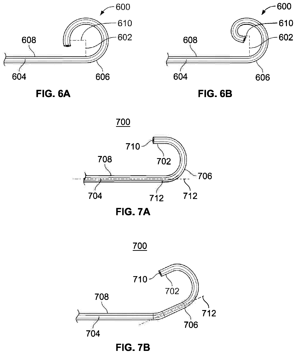 Variable-stiffness distal extension for a blood pump system