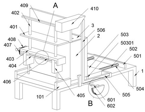 Round hole spacing detection device for machining