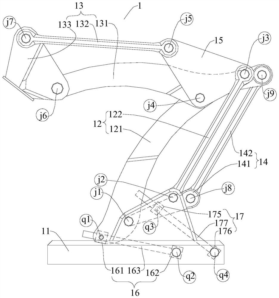 A rail-type large-span foldable processing robot