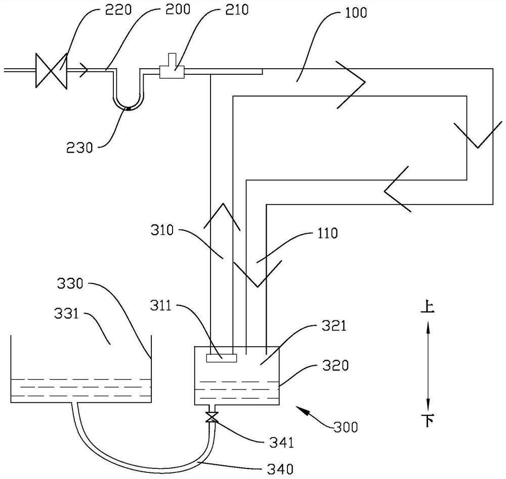 Cooling tube system