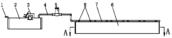 A batch separation and purification system for agricultural mud water