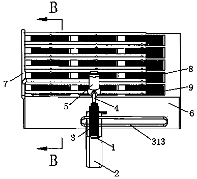 A batch separation and purification system for agricultural mud water