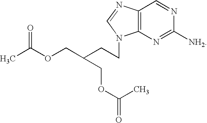 Modified release famciclovir pharmaceutical compositions