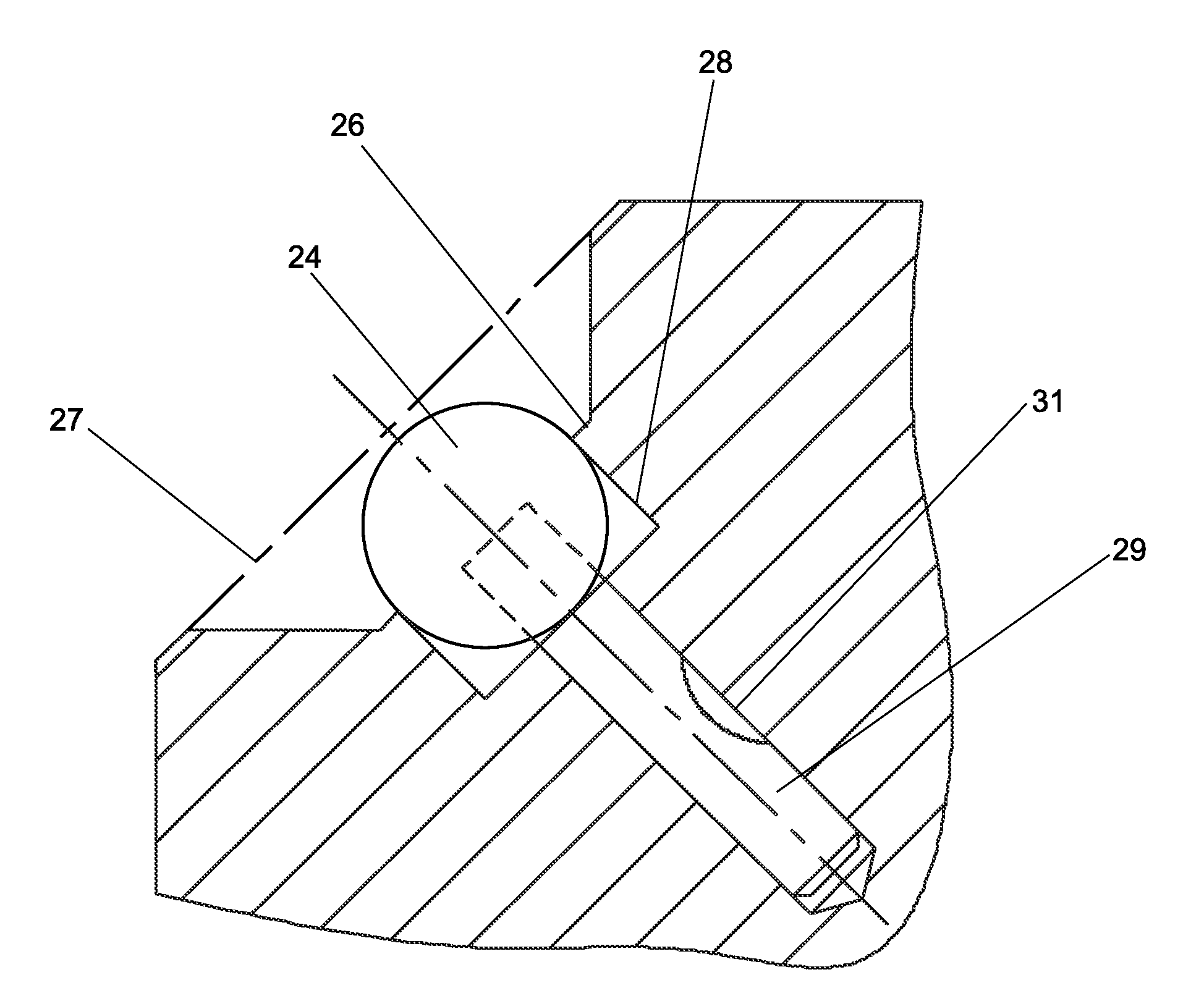 Tool holder for adapting a tool for its measurement and measuring arrangement and method for its calibration