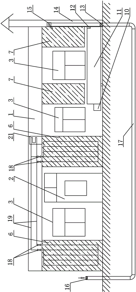 Solar room system suitable for severe cold regions