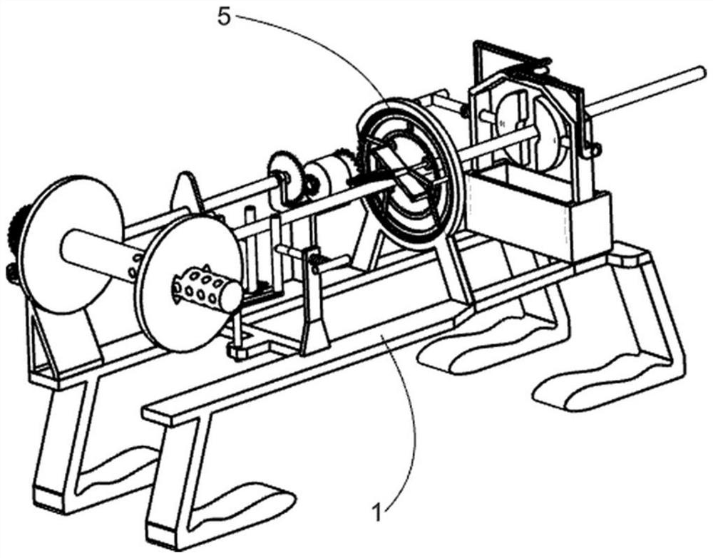 A cable winding device with cleaning function
