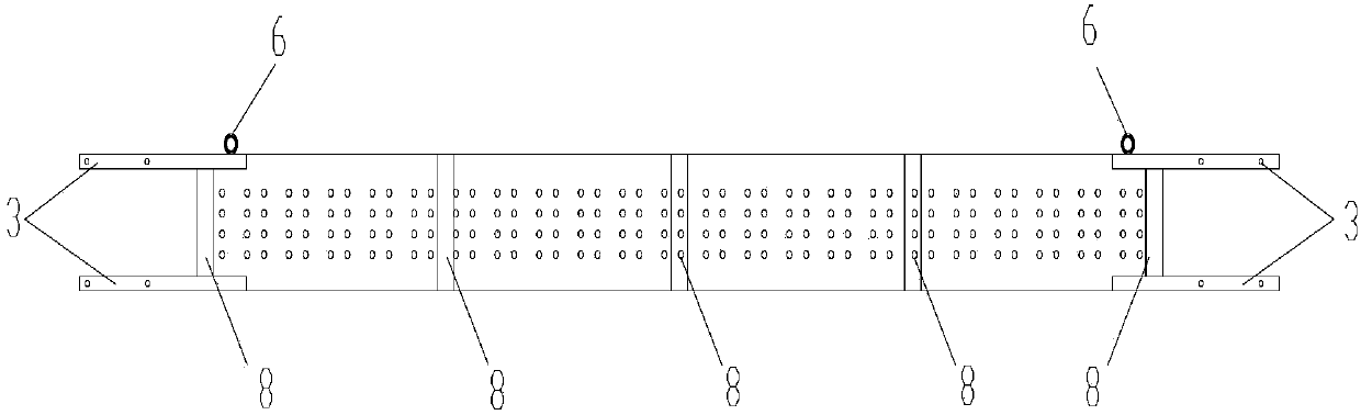 A self-anchoring adjustable pedal for erecting high-altitude catwalks