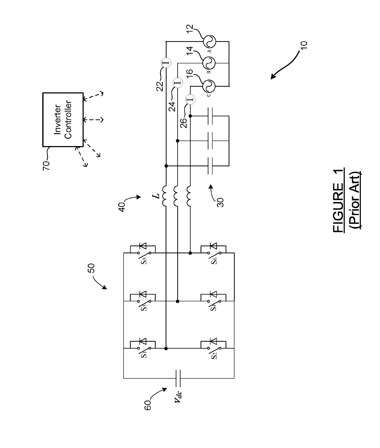 Three phase inverter dc-link voltage control method for reactive power overload transient process