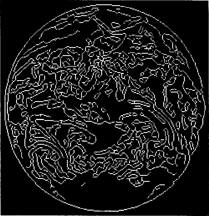 Method for capturing and tracing extended beacon for deep space optical communication