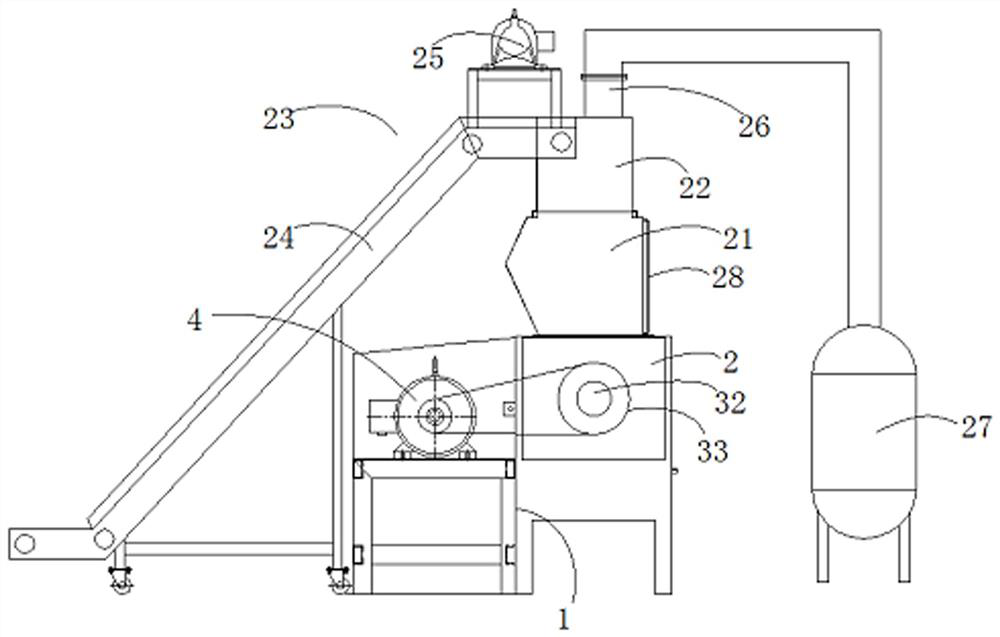 Crusher capable of conveniently controlling crushed particles of traditional Chinese medicinal materials and crushing method of crusher