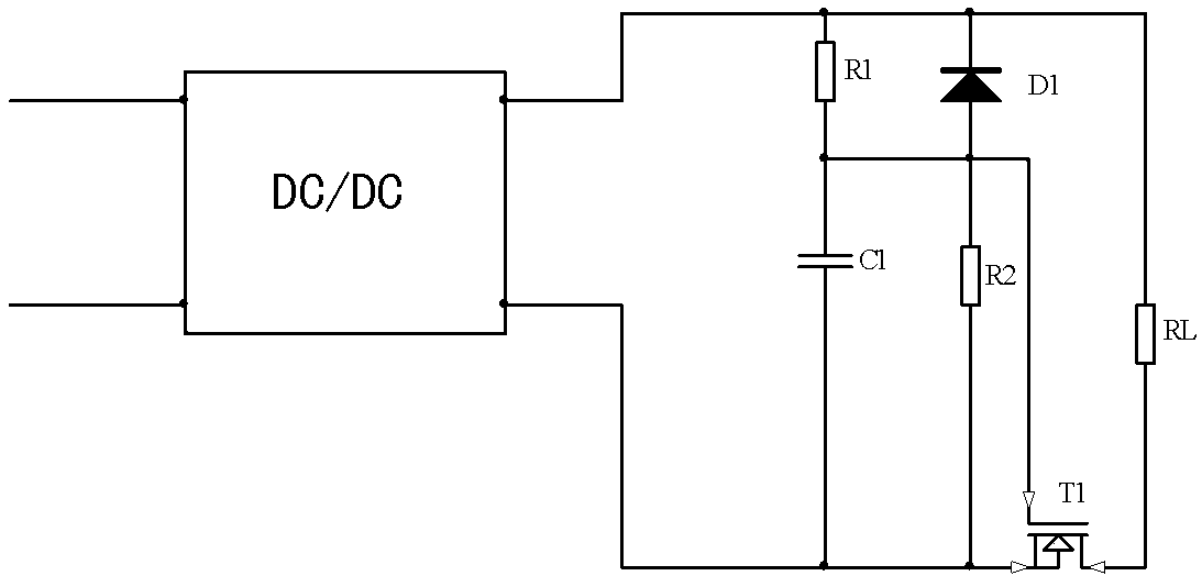 Short-circuit protection method for buffer output of DC/DC (Direct-Current/Direct-Current) power supply converter and buffer output circuit