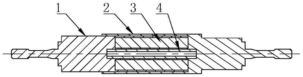 Rotor structure of a double-layer sheathed permanent magnet motor