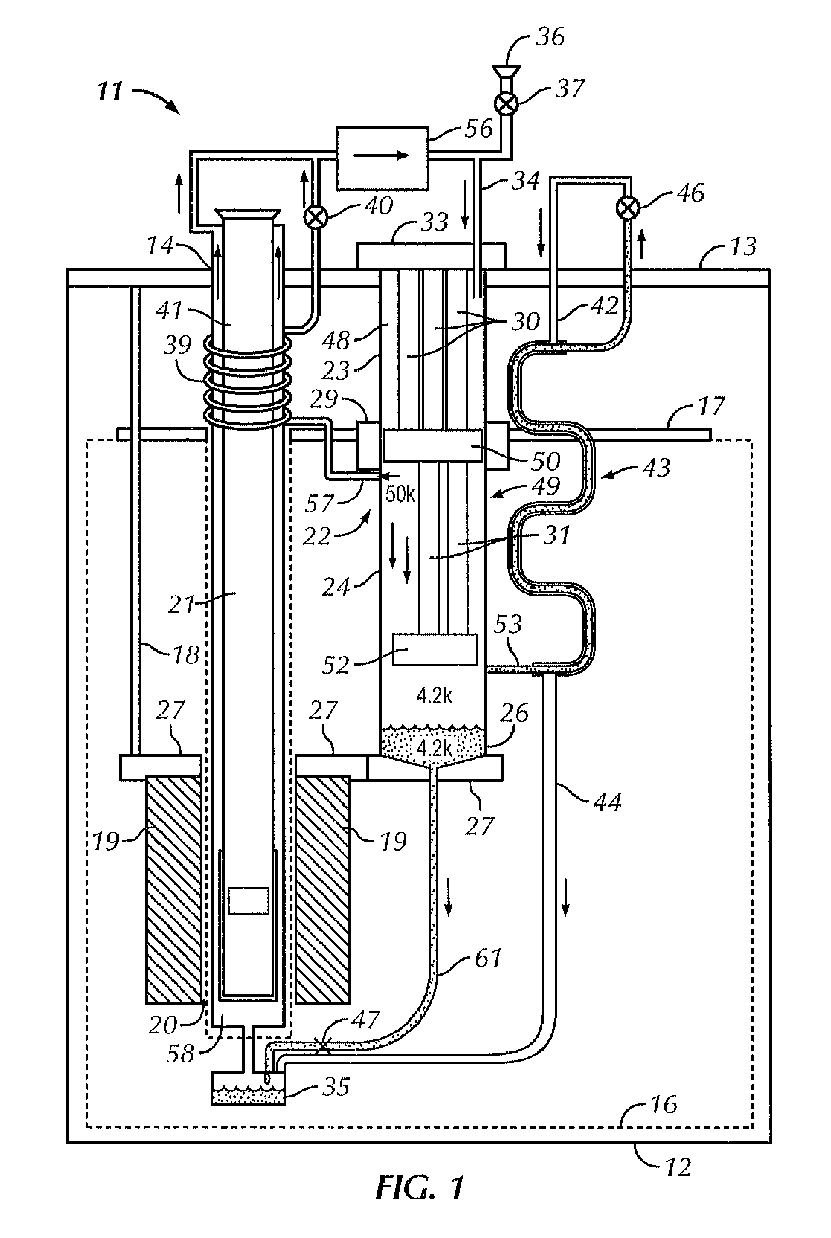 Method and apparatus for controlling temperature in a cryocooled cryostat  using static and moving gas