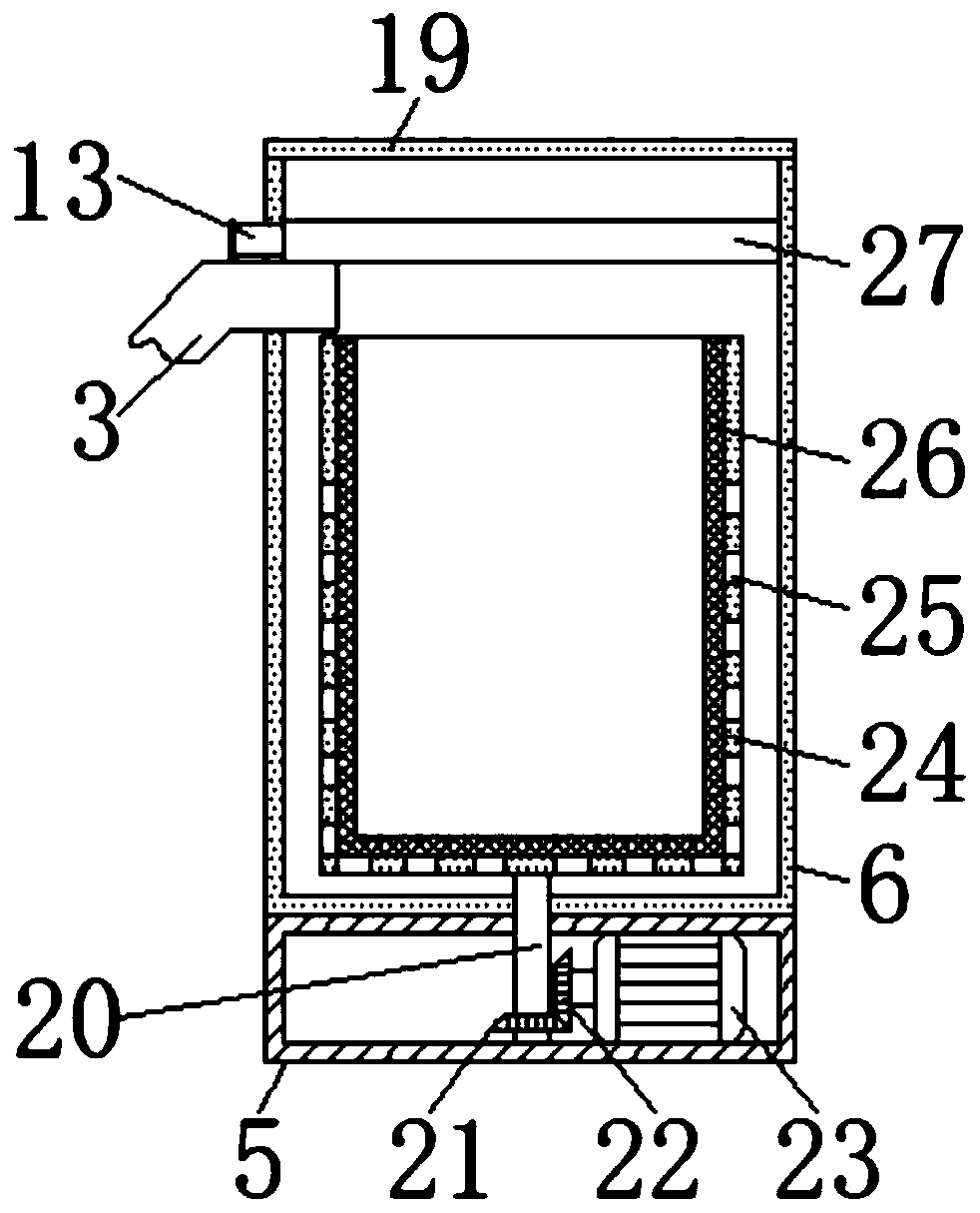 Coating filtering device