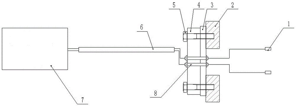 A transformer winding temperature measuring device