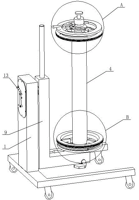 A banknote plate clamping device and manufacturing method thereof