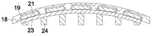 Oil tank truck capable of reducing vehicle braking distance