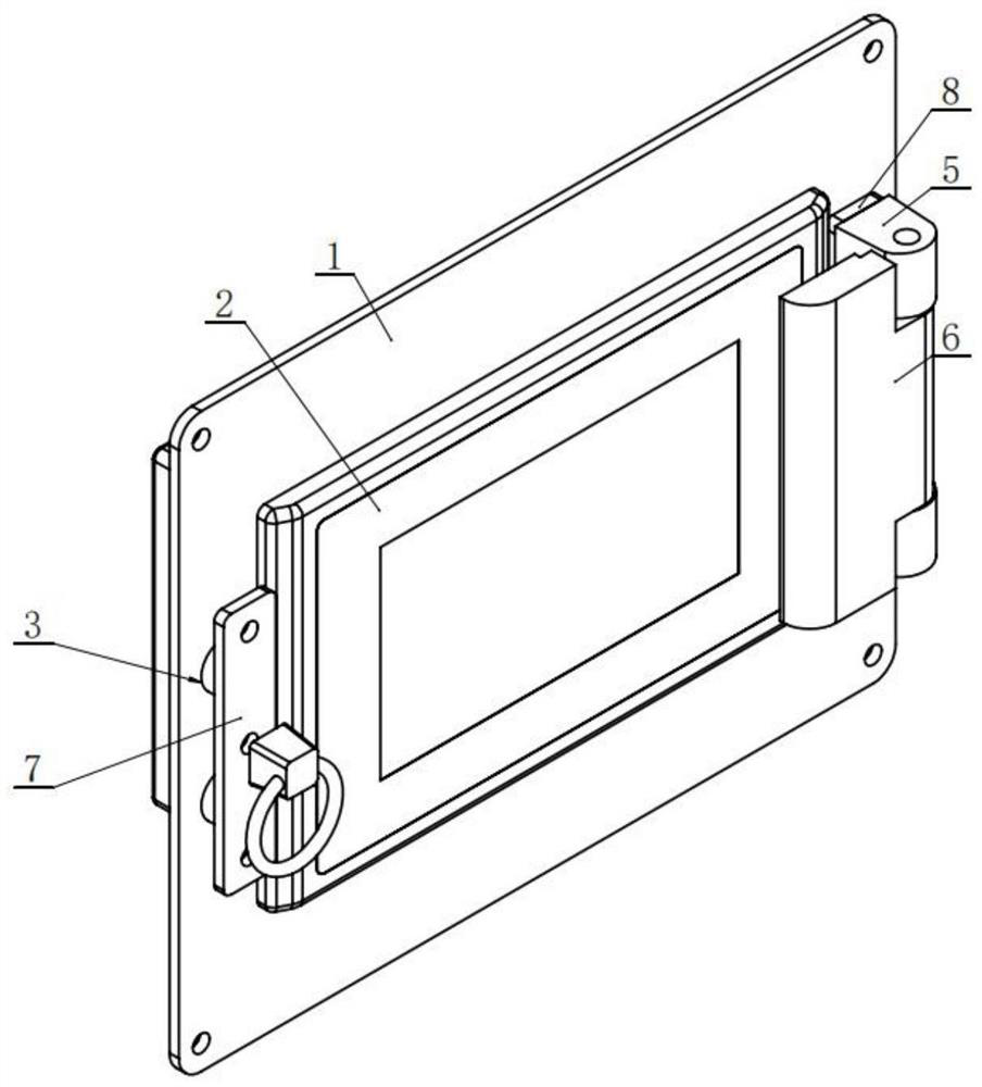 Touch screen assembly and AGV thereof