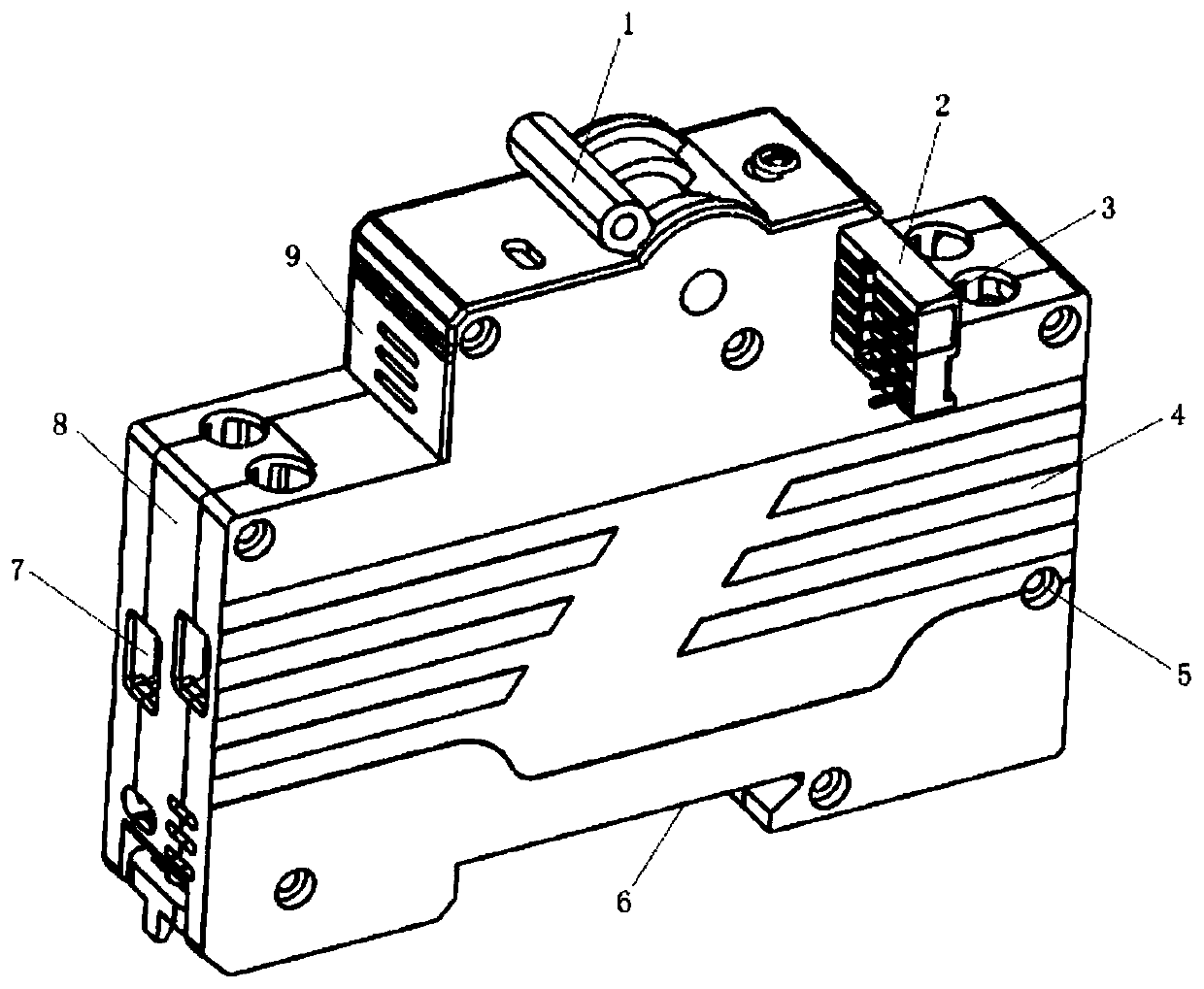 miniature-circuit-breaker-operation-surface-side-embedded-signal-device