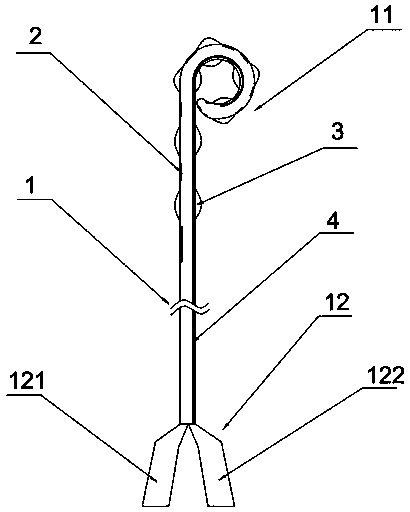 Pericardial drainage tube