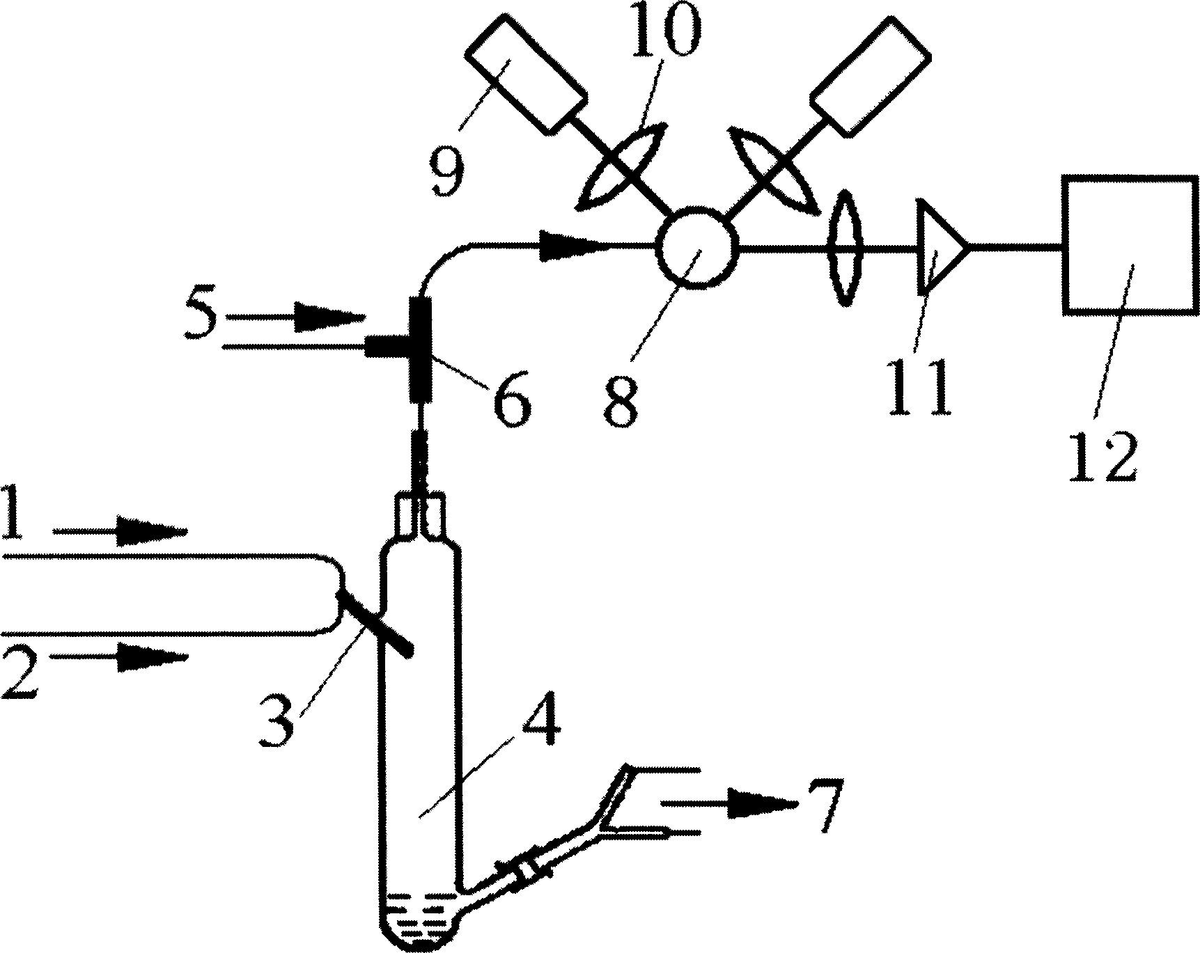 Method and apparatus for measuring chromium by chemical vapor generation-atomic fluorescence spectrometry