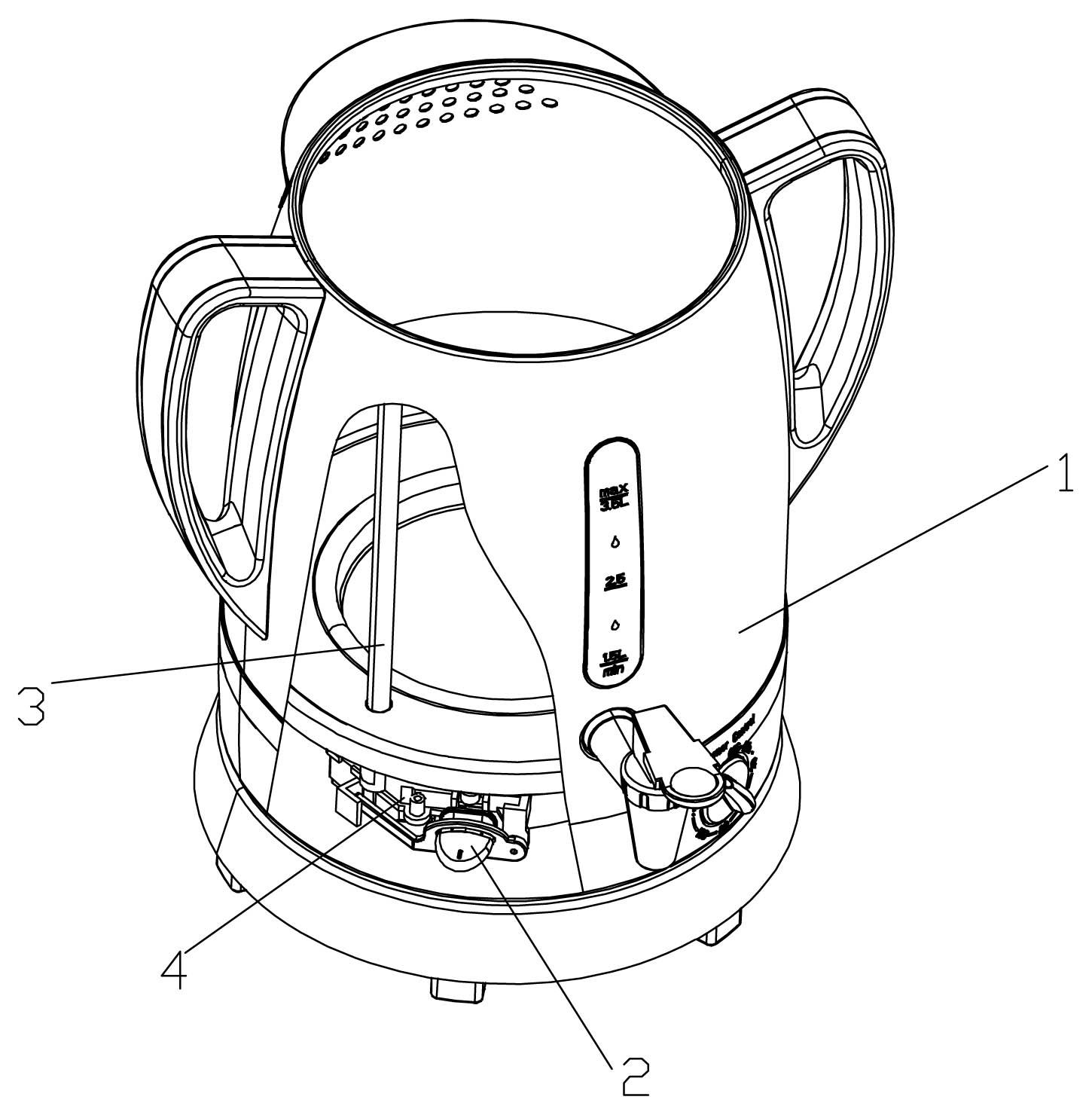 Electric kettle capable of automatically shutting off steam channel