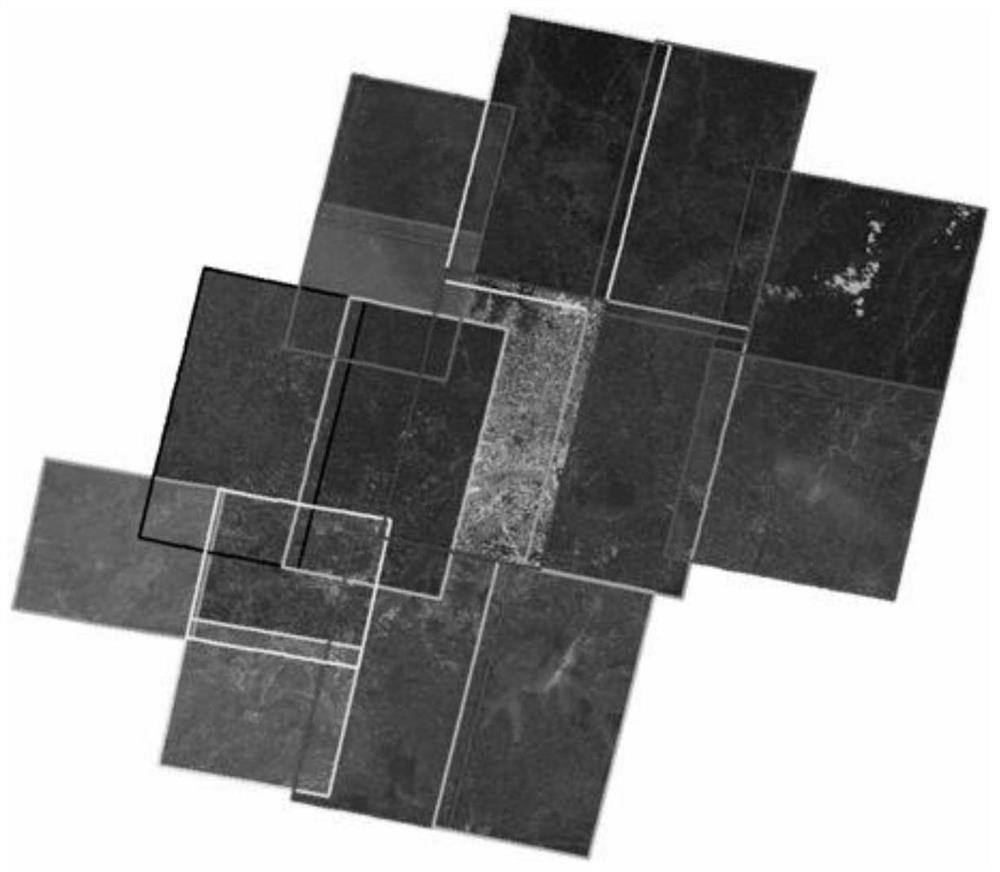 Remote sensing image color consistency processing method based on optimal path