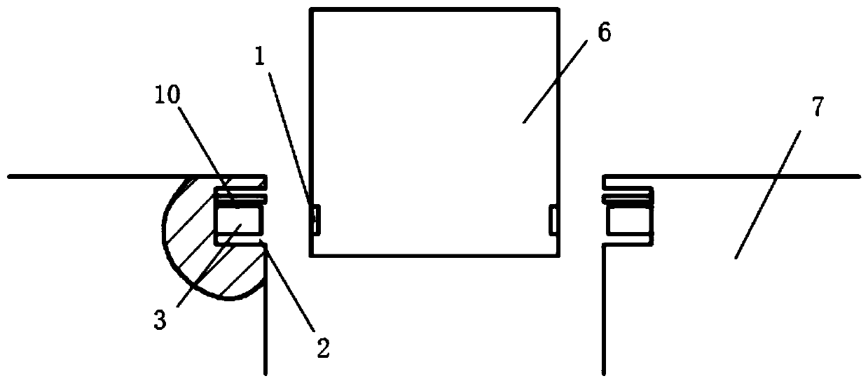 An electromagnetic car body stabilizing device for a suspended monorail platform