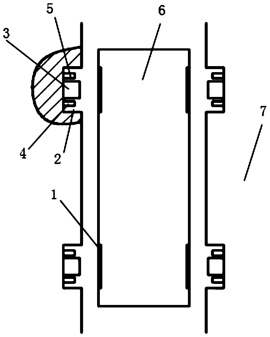 An electromagnetic car body stabilizing device for a suspended monorail platform