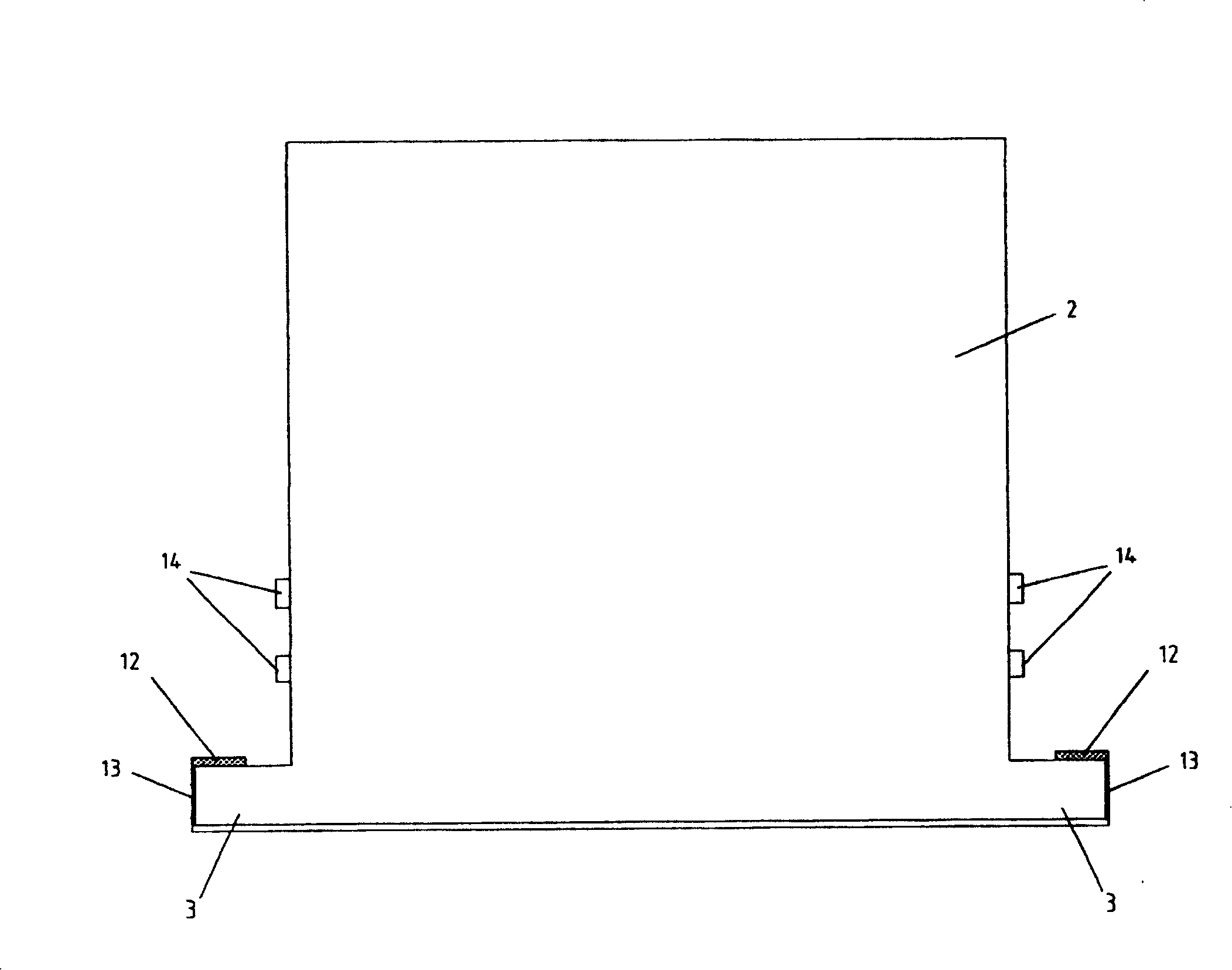 Encirclement type road-vehicle hanger rail