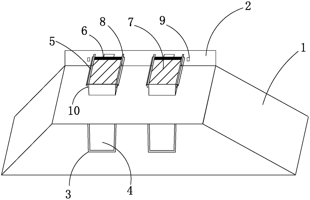 Waste connecting transporting platform