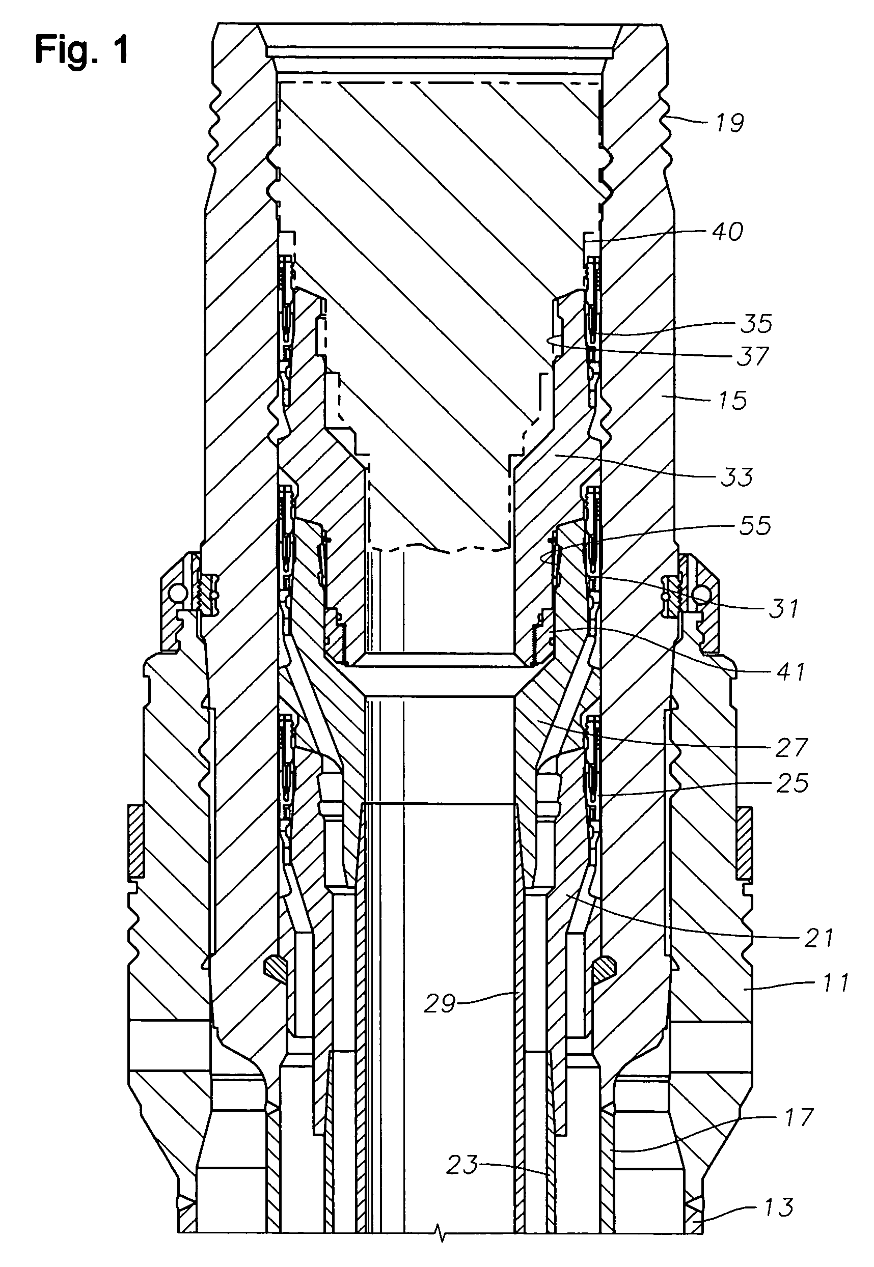Metal-to-metal seal for bridging hanger or tieback connection