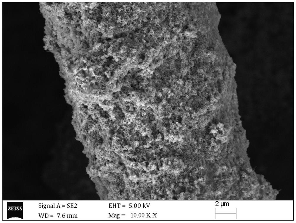 Anode for microbial fuel cell, preparation method of anode and microbial fuel cell