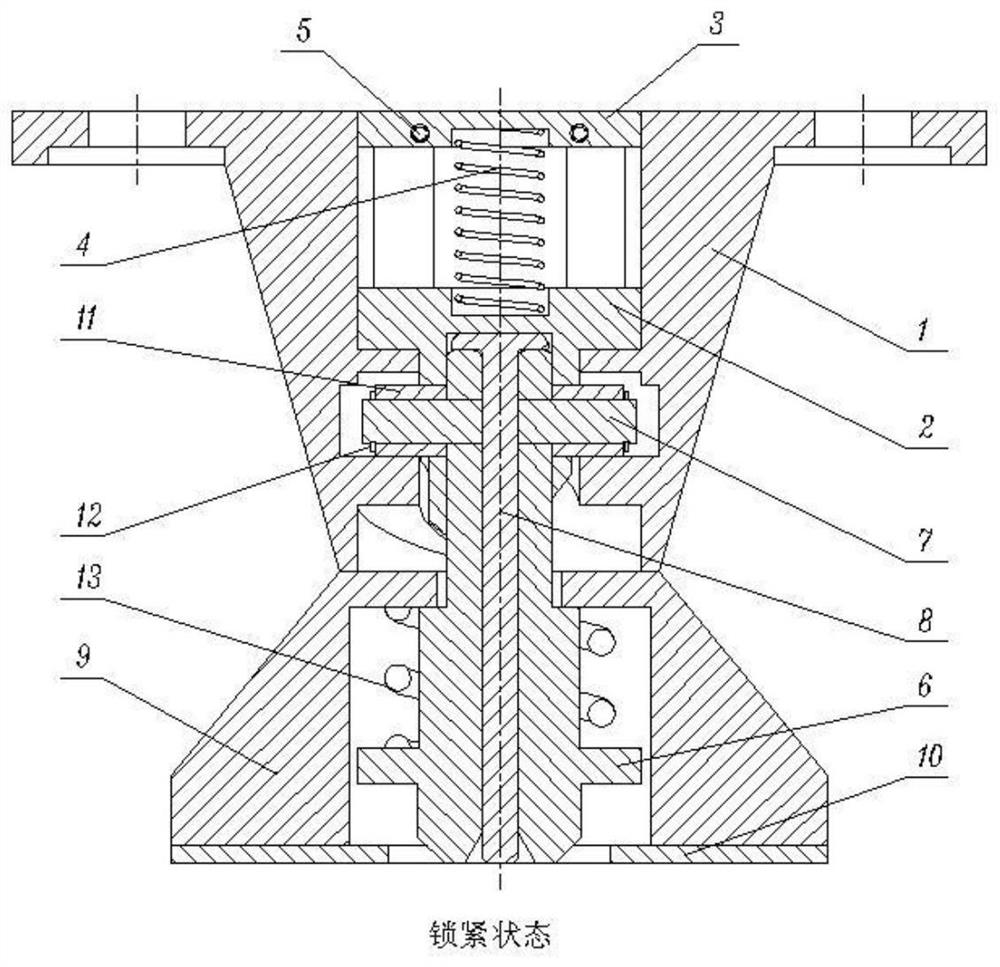 A quick docking locking mechanism