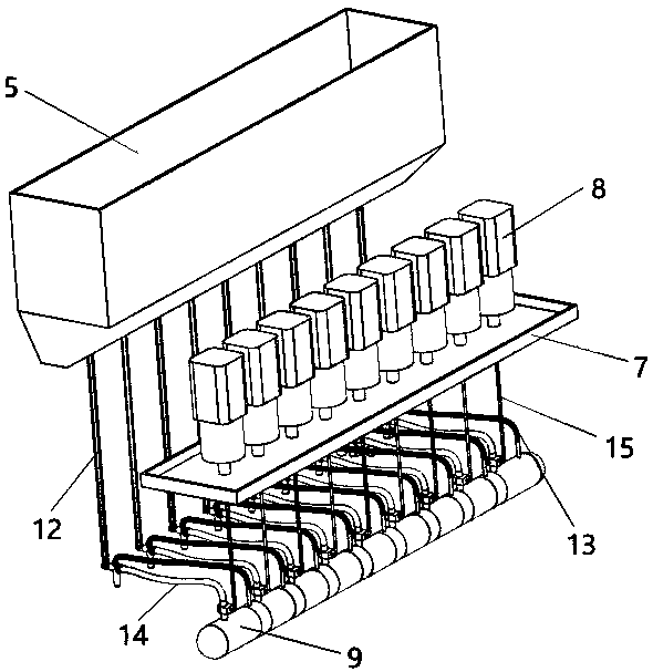 Vegetable plug seedling sowing device and miss-seeding detection method