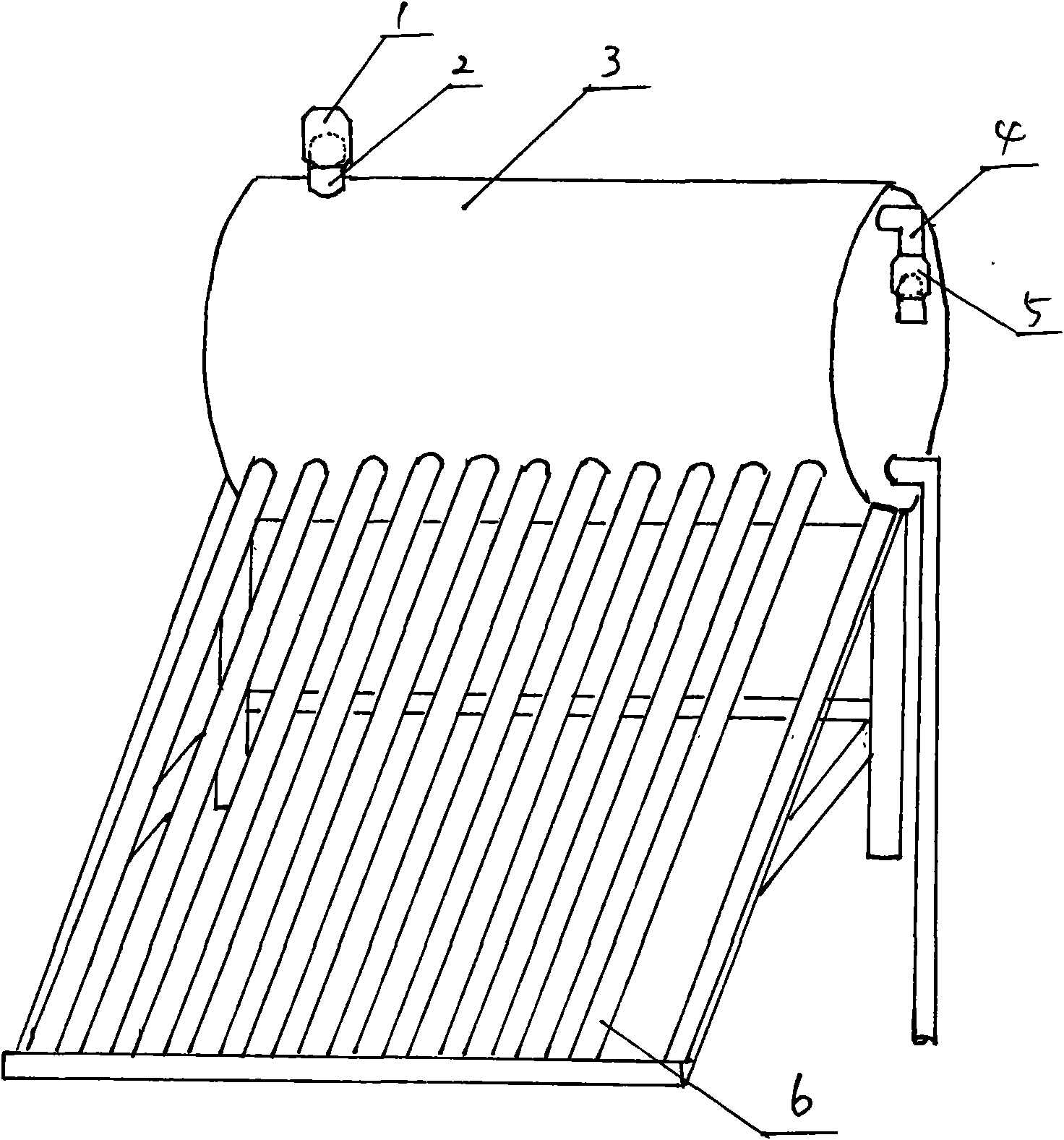Heat-insulation solar water heater
