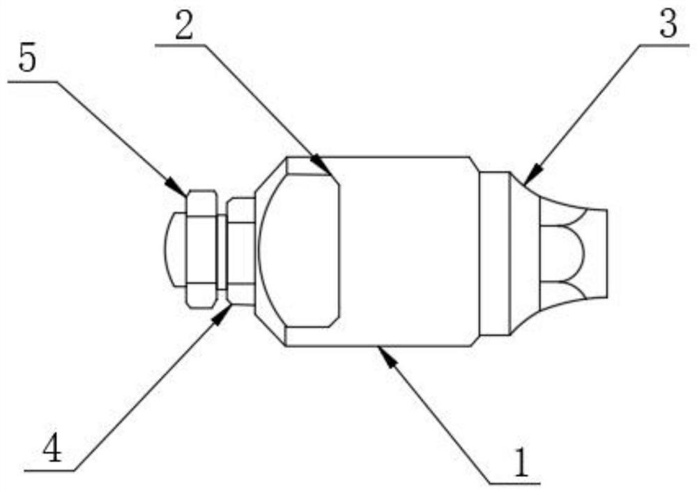 Liquid spraying head of plant protection unmanned aerial vehicle