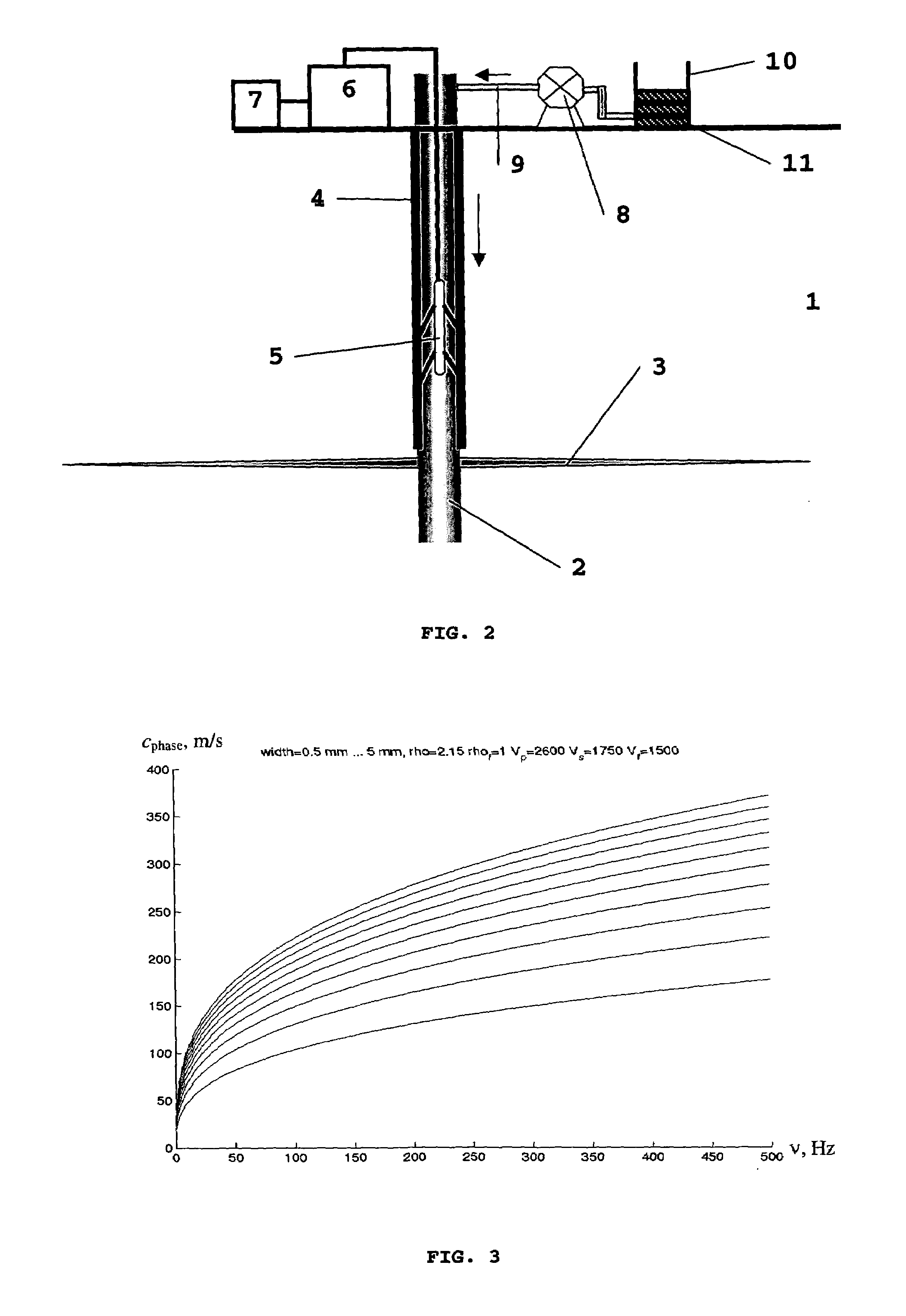 Method and system for monitoring of fluid-filled domains in a medium based on interface waves propagating along their surfaces