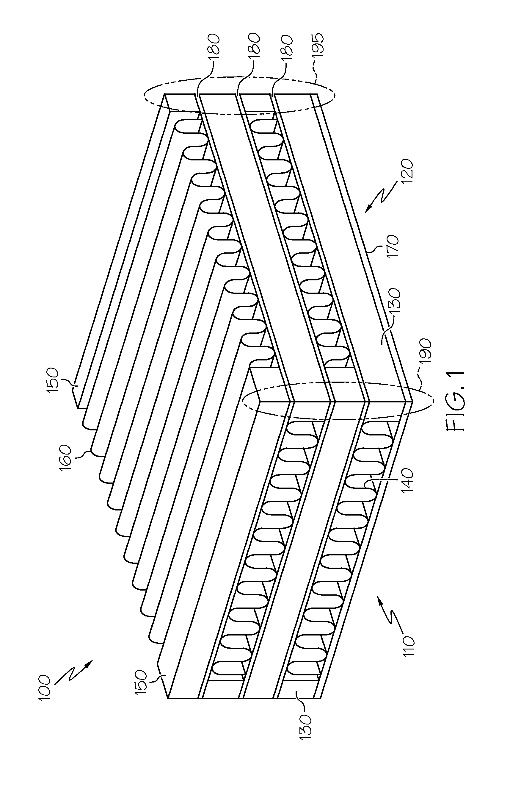 Plate-fin heat exchanger with a porous blocker bar