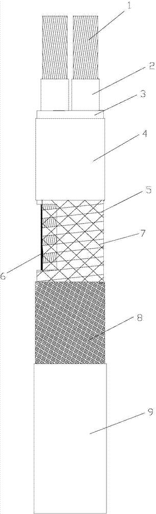 Carbon fiber parallel electric tracing band