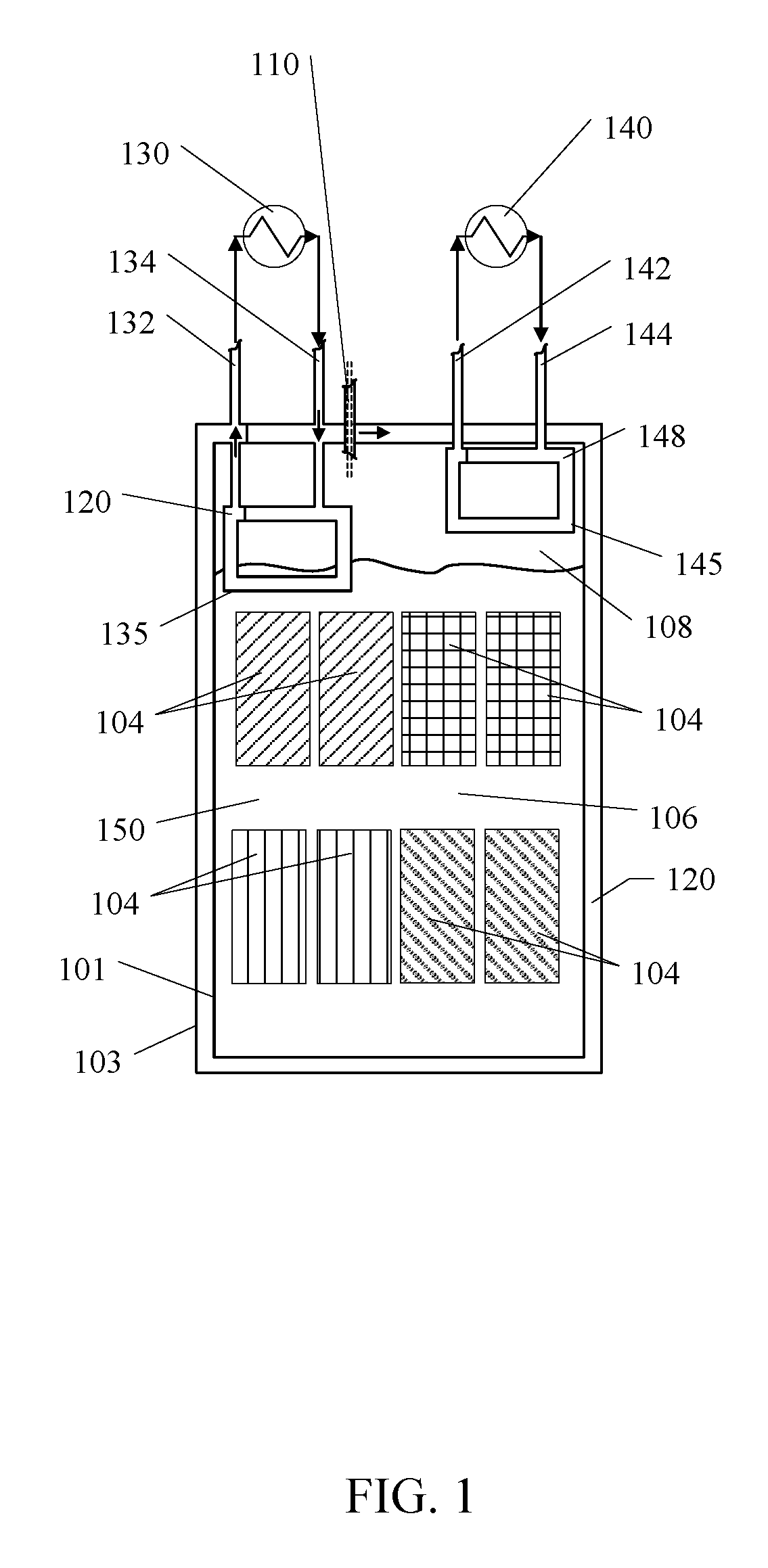 System and method for fluid cooling of electronic devices installed in a sealed enclosure