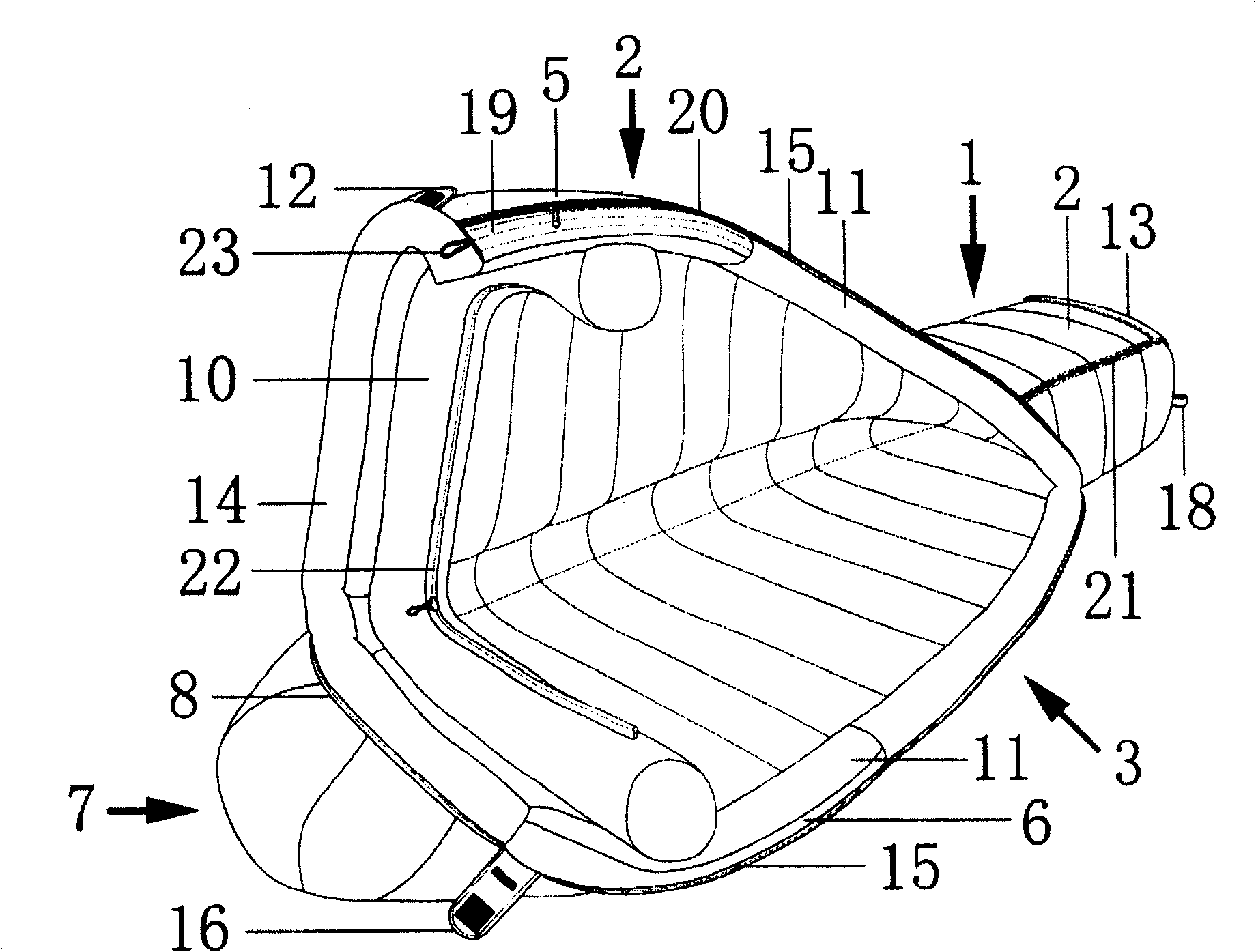 Compound sleeping bag and making method thereof