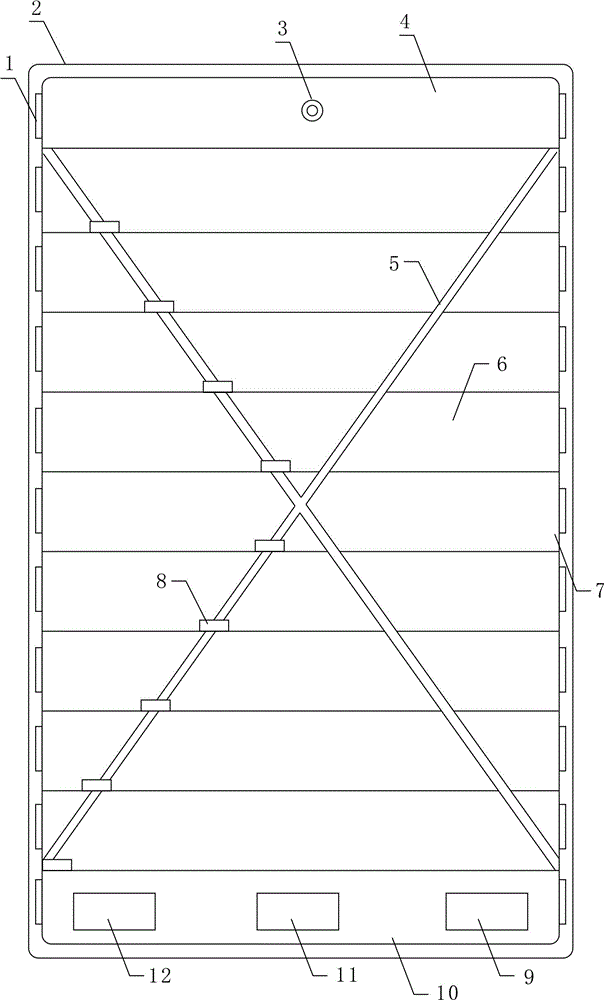 Segmental anti-cracking touch screen