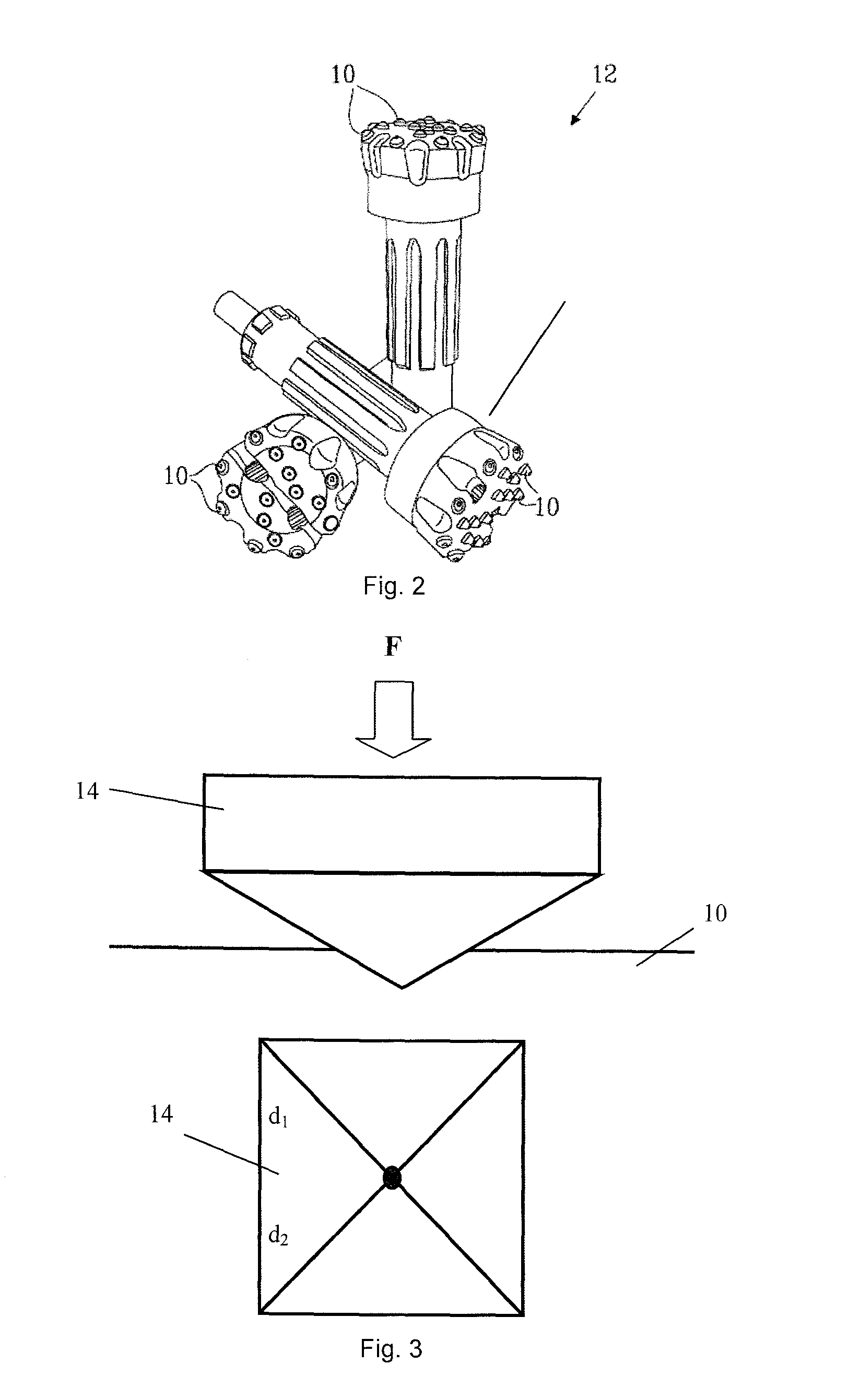 Drill bit for a rock drilling tool with increased toughness and method for increasing the toughness of such drill bits